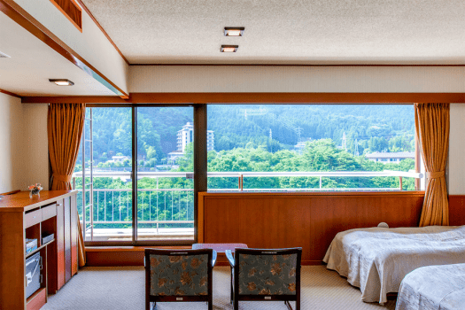 "East-meets-West Room" at either Tsubaki Pavilion or Sakura Pavilion