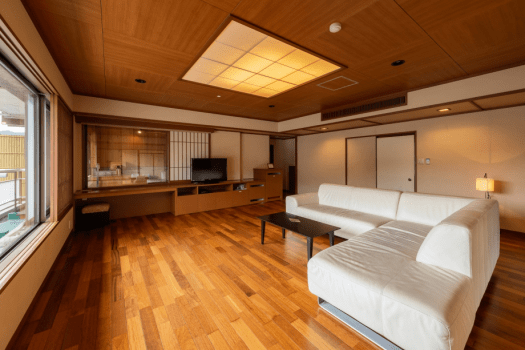【Mikazuki CLUB9】'Susono', a room with an open-air bath