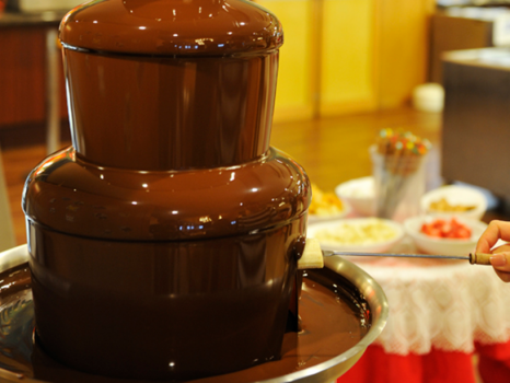 チョコレートファウンテン