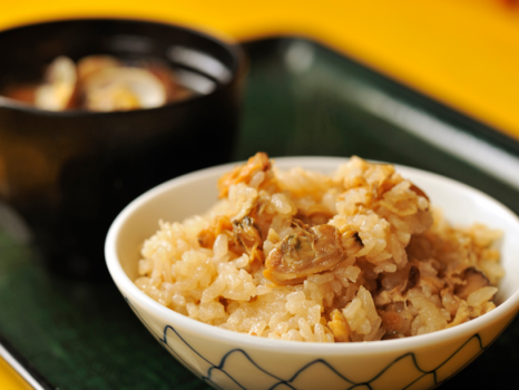 *【朝食バイキング（一例）】木更津名物あさりの焚き込みごはん♪是非お召し上がりください！
