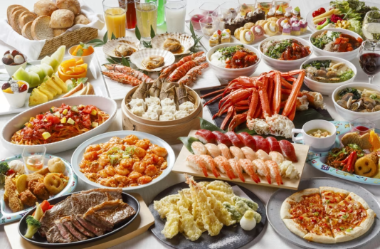 夕食バイキング（イメージ）