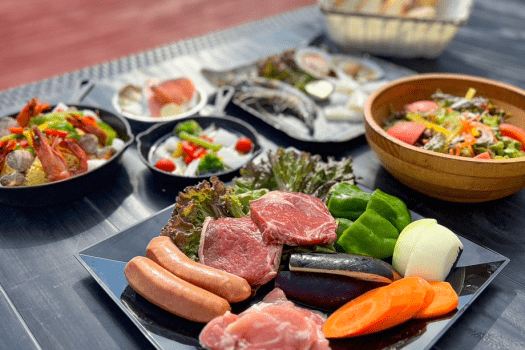 【チームラボチケット付き】自然と光を楽しめるチームラボに加え、贅沢な食事を堪能できるラグジュアリーグランピング【一泊二食付き】《GLAMP BEACH -グランビーチ茨城- 》