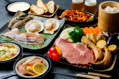 【グランピングBBQ/一泊二食付き】地元常陸牛と新鮮魚介、"アツアツ"のチーズケーキを楽しむラグジュアリーグランピング【グランピングヴィレッジIBARAKI】