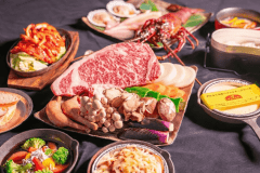 【1泊2食付｜至福の極み】◆プレミアムBBQ◆茨城の極みを味わう。「常陸牛A5サーロイン&times;伊勢海老」の最高級食材を堪能。最上級のプレミアムグランピングディナー