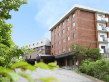 高原の中のホテルです