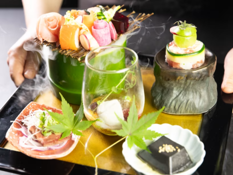 【早得30】30日前の予約でお得に宿泊！瀬戸内会席で味わう和洋食コースと温泉・サウナの贅沢時間〈朝夕食付〉