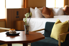 ＜華やぎ＞和洋室／月光／１４．５畳シモンズ製ベッド付【禁煙】