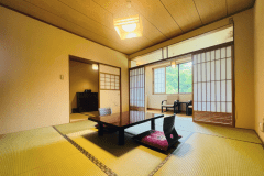 渓流を望む 和室８畳 鉄筋建築（洗面付き・トイレなし）