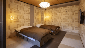 【新客室】渓流を望む３階【和洋室８畳】鉄筋建築※トイレ洗面付