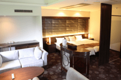 【スペシャルスイートルーム（小涌谷）】広々としたお部屋で非日常体験。源泉掛け流しの温泉やふかふかベッドが癒しをお届けします。