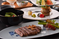 Steak plan featuring local luxury brand "Tochigi Wagyu" Steak plan featuring local luxury brand "Tochigi Wagyu"