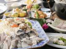 日帰りプラン　大阪　冬の味覚を京風で仕立てた会席　お食事【ふぐづくし会席】コース