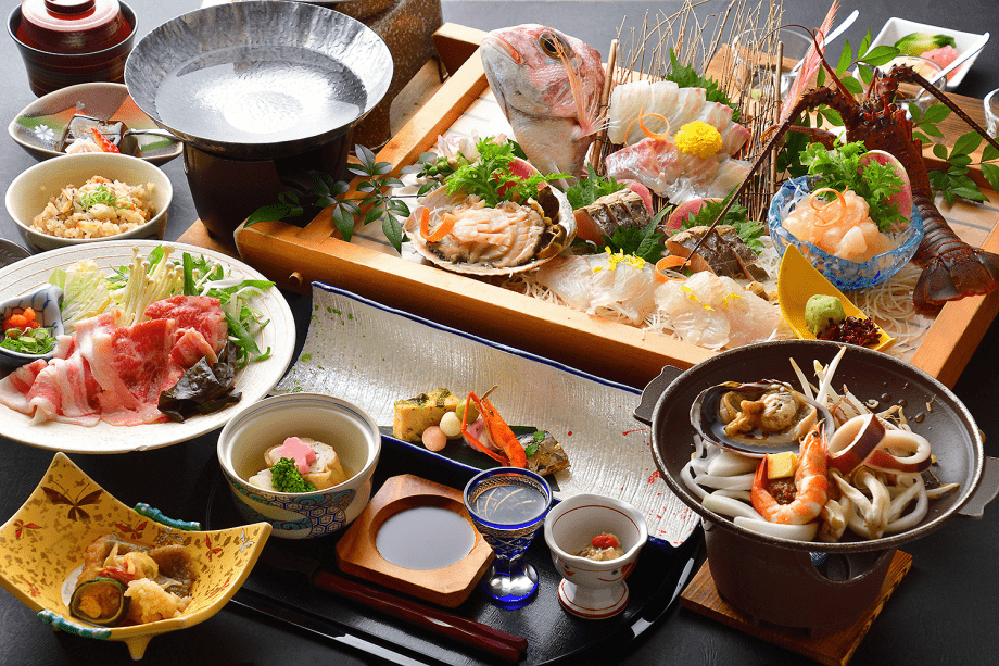 【ご夕食料理一例】お写真のお料理はイメージです。