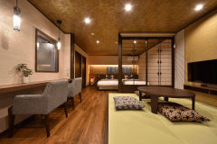 【特別室 待宵草(まつよいぐさ)】令和元年10月NEWOPEN！新たな準バリアフリー対応の半露天風呂付きの新特別室