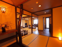 駿河湾に面した源泉掛流しの露天風呂付「贅の和室Aタイプ」のお部屋