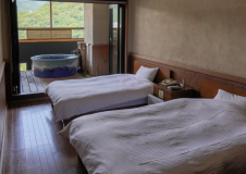 露天風呂付「和風洋室・ツインタイプ」