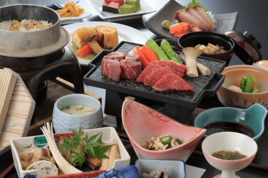 福島産黒毛和牛のステーキ付プラン