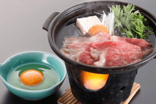 県産福島牛すき焼き