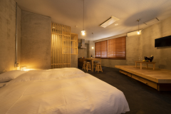 “Studio Twin room.” Wine-curve inspired room  (approx. 43㎡～47㎡) 【All rooms are non-smoking】