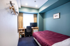 禁煙セミダブルルーム～シングル利用にも最適～　※未就学児の添い寝は1名まで可能