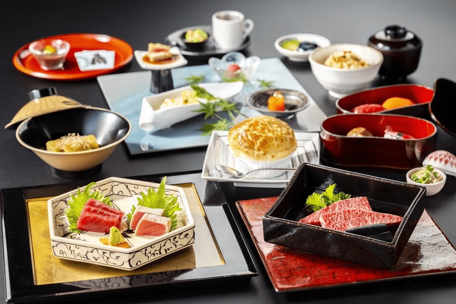 【グレードアップ】甲州牛溶岩石焼ほか最上グレードの料理を愉しむ常磐ステイ～四季の篝火膳／個室会場食