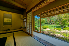 【離れ・九重】日本建築の粋を集めた趣あふれる離れ　和室からは庭園鑑賞も愉しめます