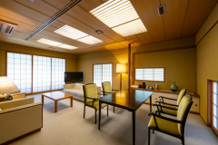 【離れ・松風】和室18畳と洋室・応接室が付いた離れでございます。
