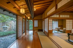 【離れ・御坂】趣あふれる上質な空間の離れ。ひと間分の広縁を贅沢に備えたお部屋です。