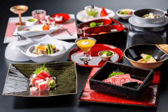 【2026春の篝火膳】厳選素材とこだわりの器で、味はもちろん見た目にも楽しめる当館最上グレードの会席。