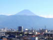 西館から遠望する富士山
