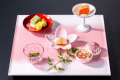 【春の篝火膳】仄かに照らす篝火のように気品のあるお膳。春を感じさせる華やかなお料理の数々。