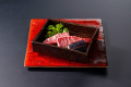 【夏の篝火膳】きめ細やかで柔らかな肉質の甲州牛を溶岩の石焼きで味わう。
