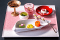【2026春の篝火膳】花見を楽しみつつ味わうかのようなお膳。春を感じさせる華やかなお料理の数々。