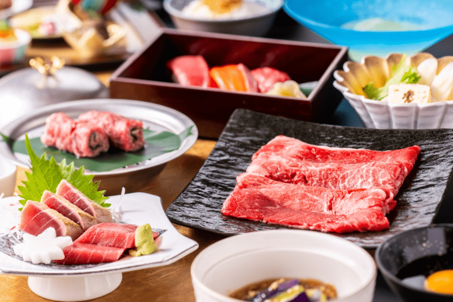 【スタンダード花桃膳】甲州牛の魅力をたっぷりとご堪能いただける会席コースです*