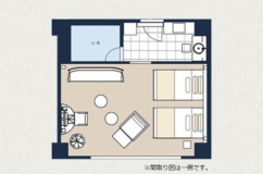リゾートトリプル　平面図