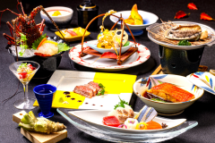 【ラウンジフリーフロー付き】金目鯛チョイス・伊勢海老・鮑・和牛グリル【夕食個室確約プラン】　お洒落浴衣付き※女性限定