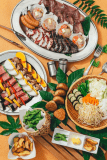 日帰り【デラックスＢＢＱ～海鮮付き】90分サントリー飲み放題付き☆お子様にも人気のプールサイドＢＢＱ