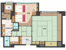 <藤壺-平面図> <藤壺-平面図>