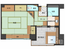<初音-平面図> <初音-平面図>