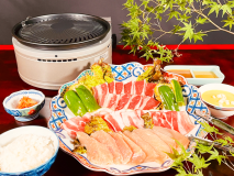 のんた茶屋・焼肉プラン♪画像は一例です。時期・仕入の都合により多少変更になる場合がございます。