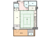 <水行-平面図> <水行-平面図>