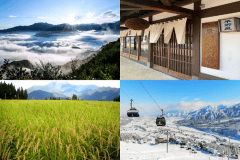 南魚沼市は四季折々で異なった魅力が感じられる、雪国情緒を味わえるエリアです。