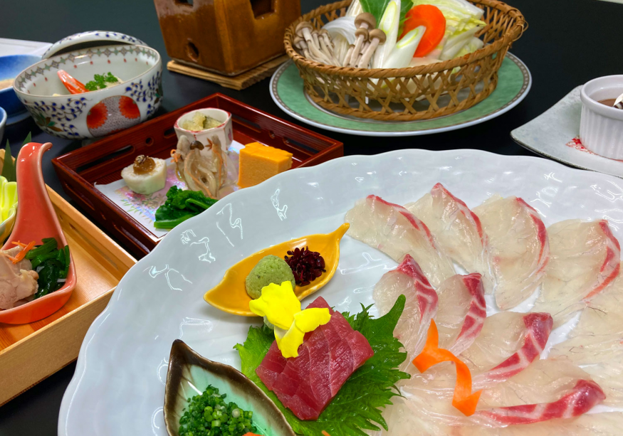 迷ったらこれ！海の幸 鯛しゃぶ会席プラン