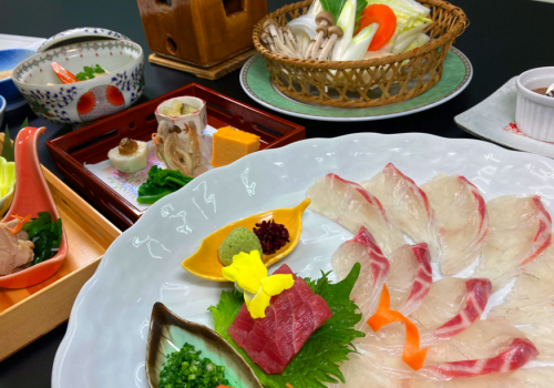 迷ったらこれ！海の幸 鯛しゃぶ会席プラン