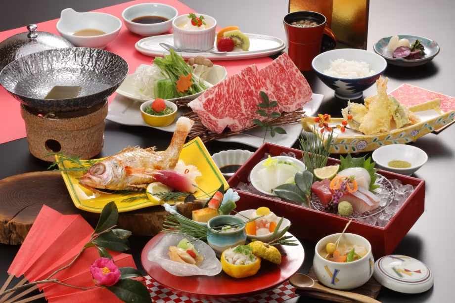 地の物会席 ※一例 地の物会席 ※一例