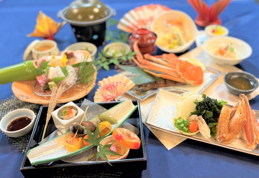 ◆冬Ｐ◆“ちょうどいい”蟹旅に ずわい蟹ハーフ＆多彩な一品かに料理の『かに小町会席』