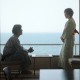 海を眺めながらのひとときに会話も弾む