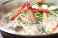 蟹の殻から出るエキスと冬野菜の甘みが溶け合うダシは絶妙の味。
画像はイメージです。