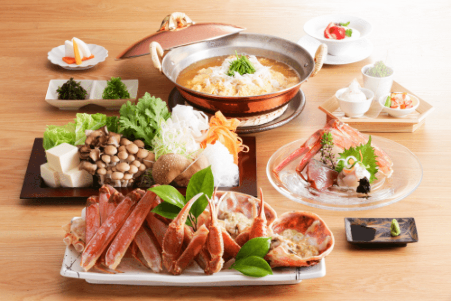 Restaurant Dinner:  Matsuba Crab Hot Pot Course Dinner @ Sanpou Nishimuraya