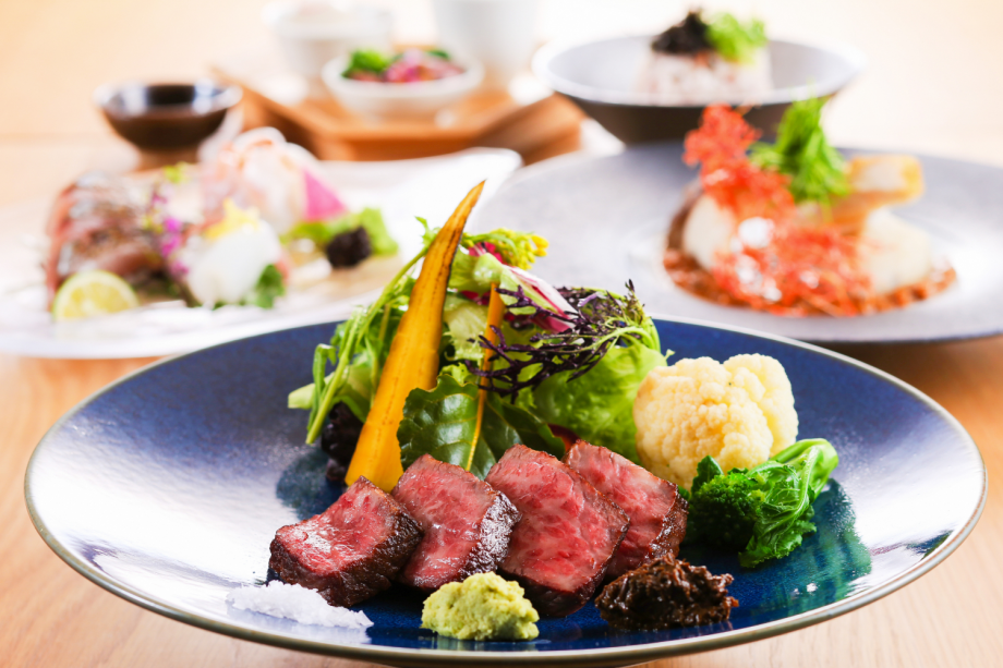 【さんぽう×西村屋】但馬牛炭火と旬菜「澄明」